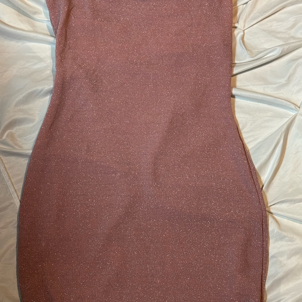 Love Tree Strapless Mauve Dress